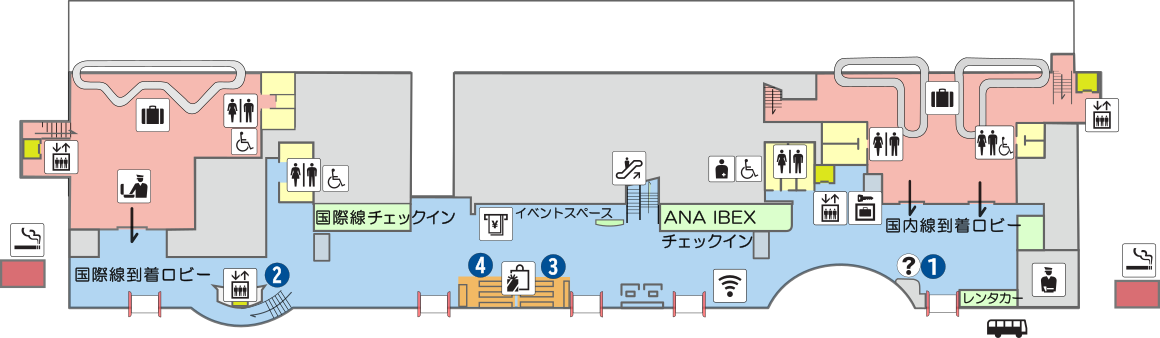 投稿についてもっと詳しく フロアマップ1F