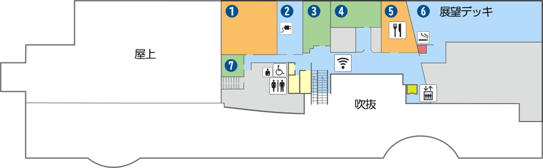 投稿についてもっと詳しく フロアマップ3F