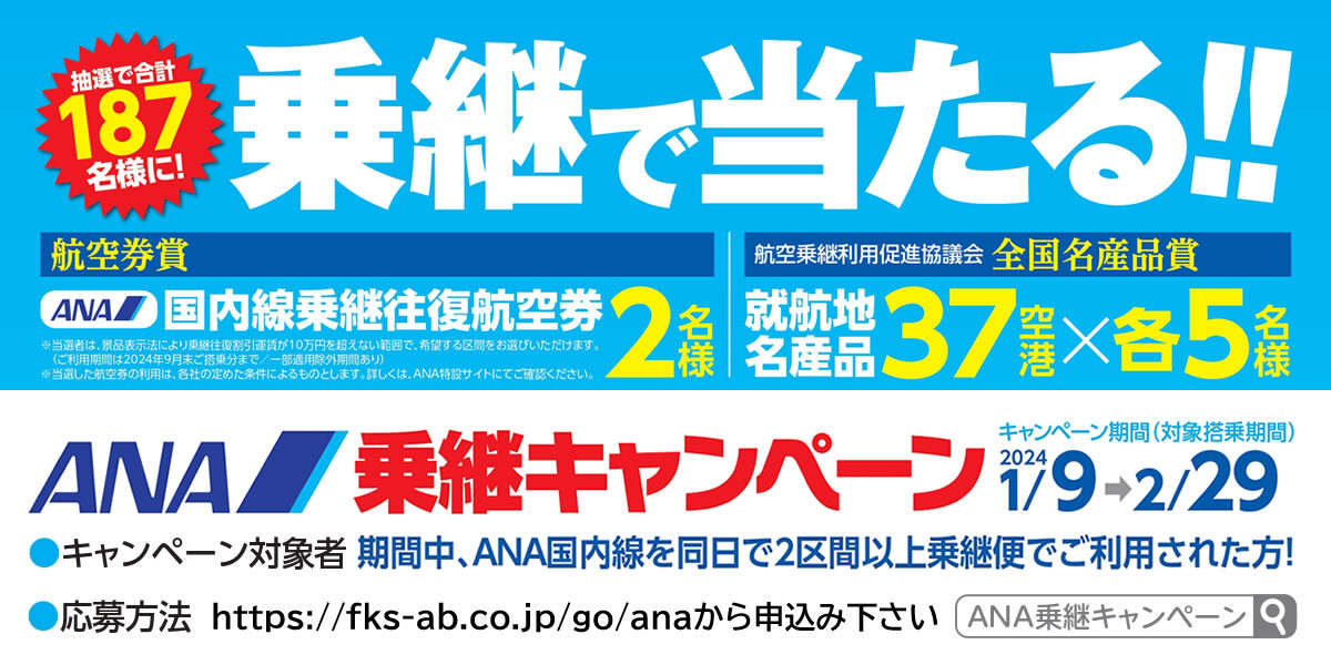 Read more about the article ANA乗継キャンペーン
