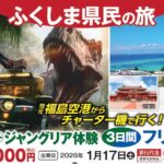 沖縄本島＋ジャングリア体験／フリータイム３日間
