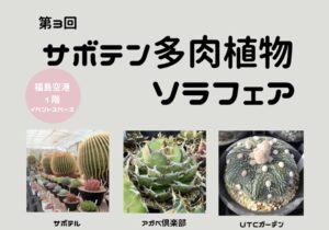 投稿についてもっと詳しく 第3回　サボテン多肉植物ソラフェア