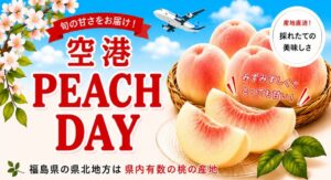 投稿についてもっと詳しく 福島空港Peach Day