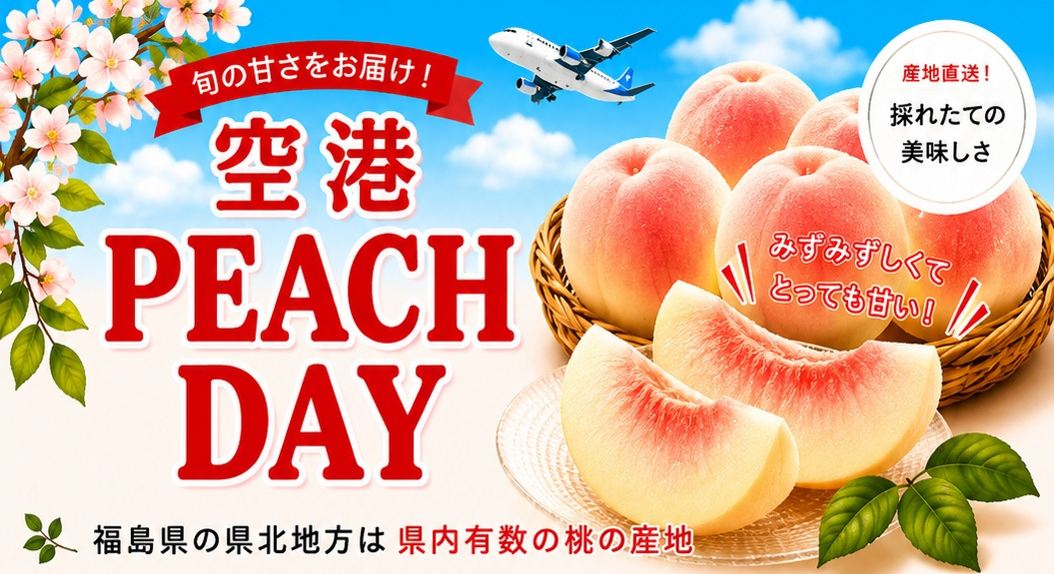 You are currently viewing 福島空港Peach Day